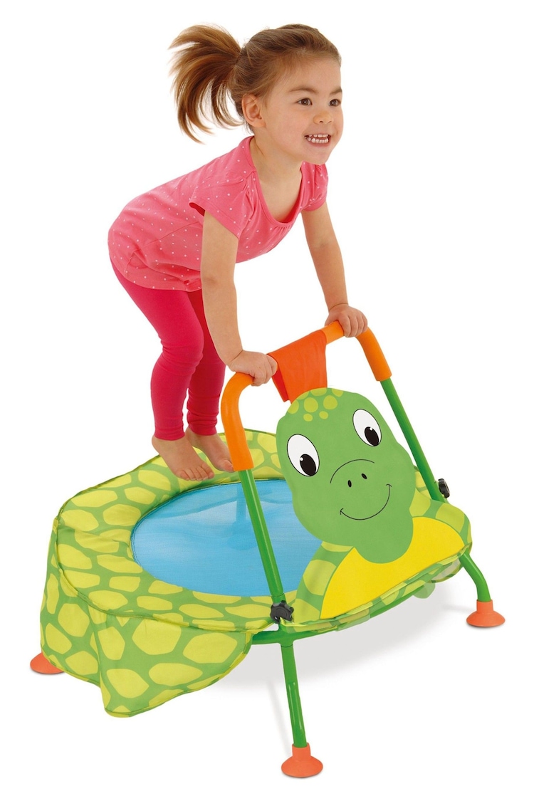 Galt Toys Trampoline Tortue Pour Enfants – Dès 12 Mois, Poignée Sécurisée, Intérieur/Extérieur, Max 20 Kg