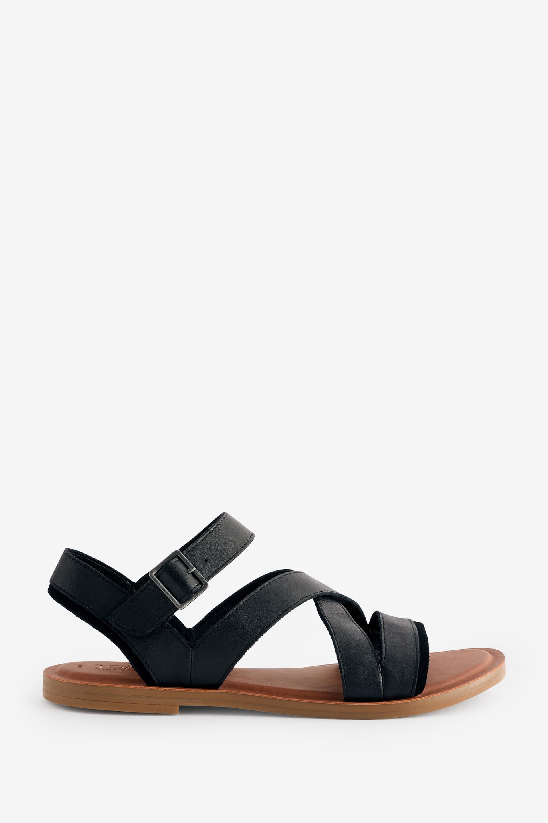TOMS Sloane Black Sandals In Leather - Image 2 of 6