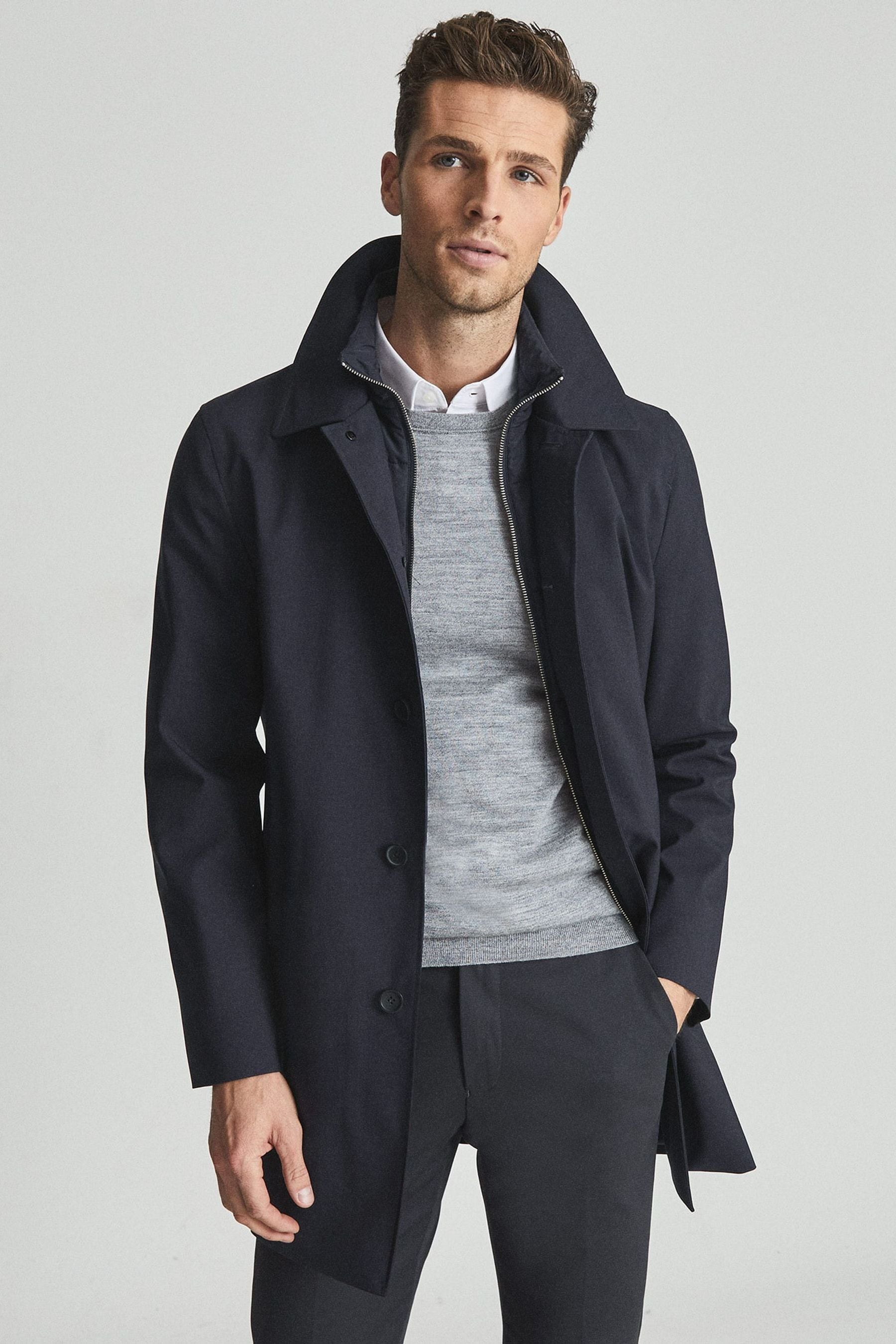 Buy Reiss Perrin Mac With Removable Zip Neck Insert from the Next