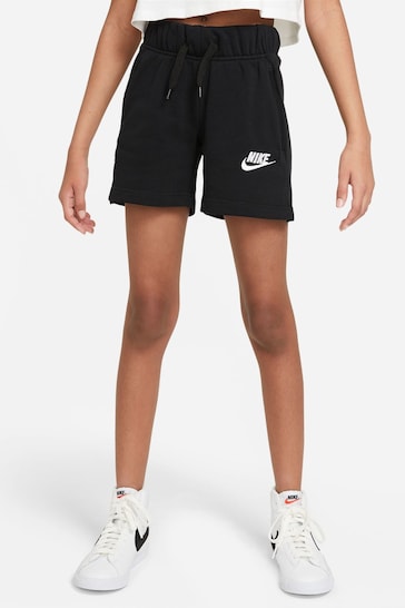 Nike Black Club French Terry 5 Inch Shorts