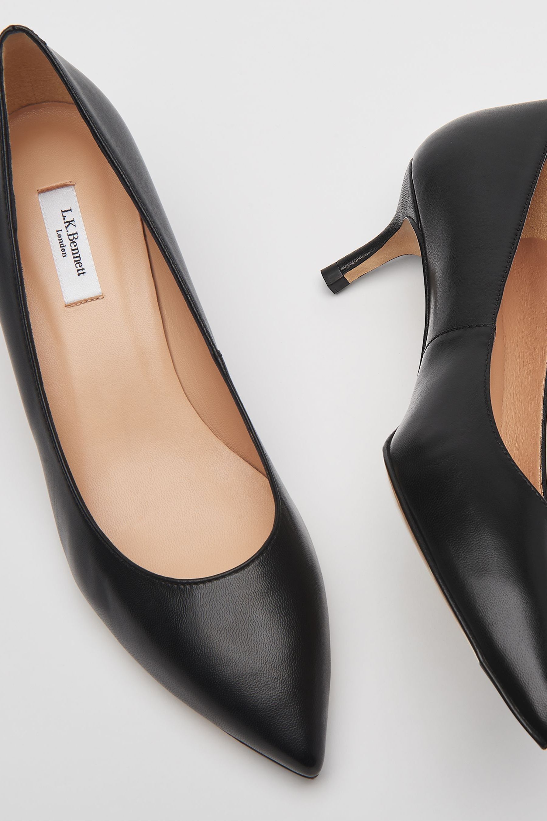 Pointed kitten heel shoes sales