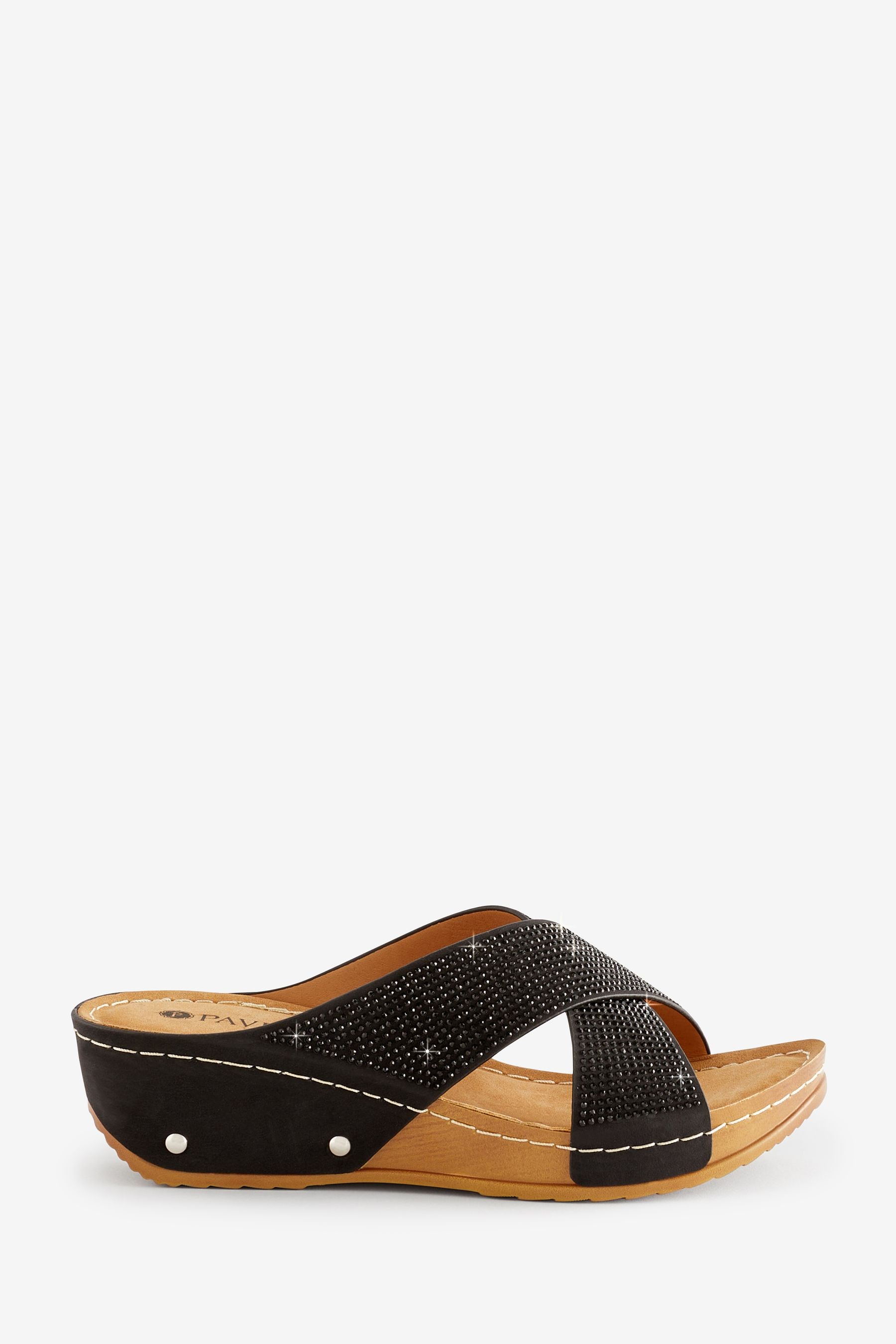 Pavers womens best sale mule slippers