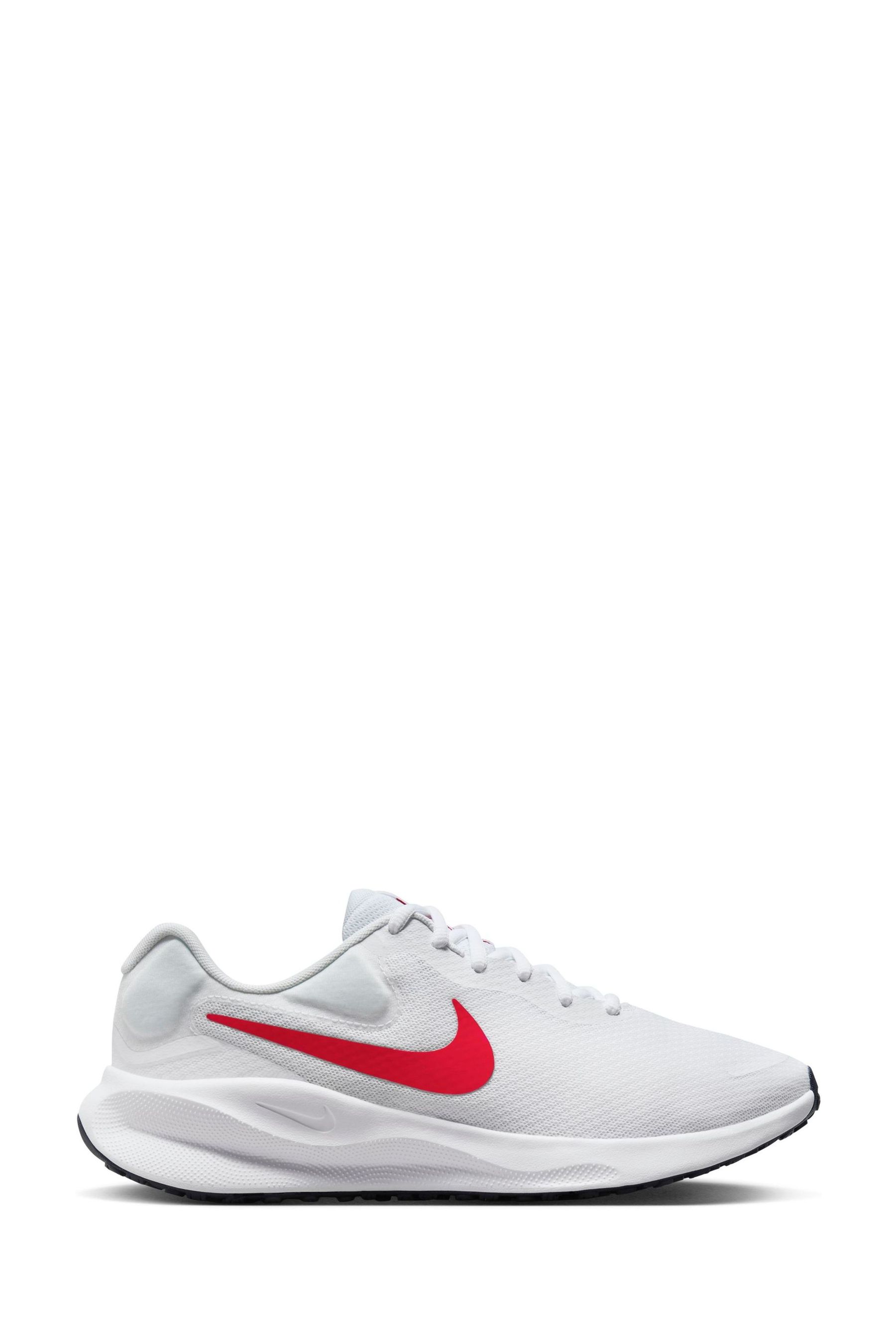 Red sales running trainers
