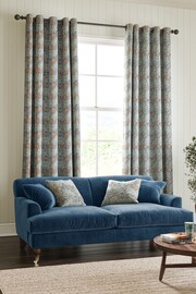 William Morris At Home Blue Larkspur Made to Measure 100% Cotton Curtains - Image 2 of 5