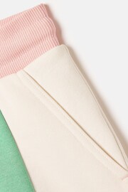 Joules Pippa Green Colour Block Jersey Shorts - Image 3 of 8
