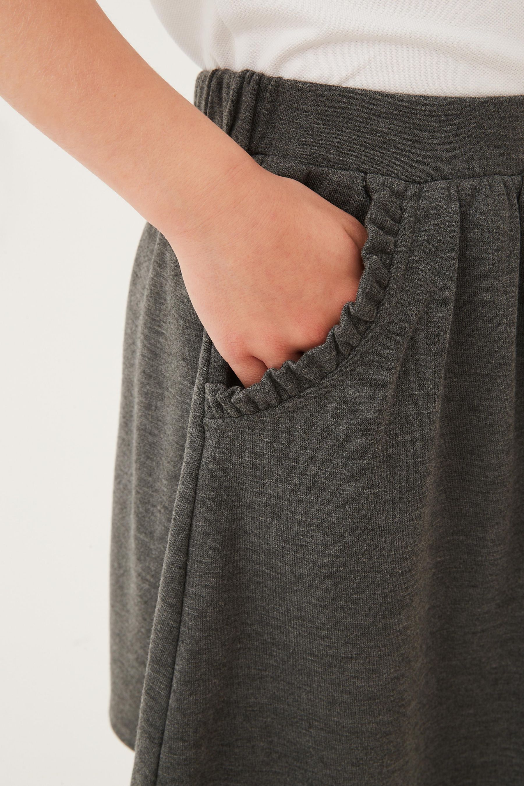 Buy Grey Stretch Pull on School Skirt 3 16yrs from the Next UK online shop