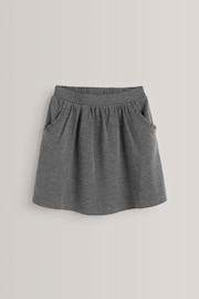 Grey Stretch Pull-on School Skirt (3-16yrs) - Image 4 of 7