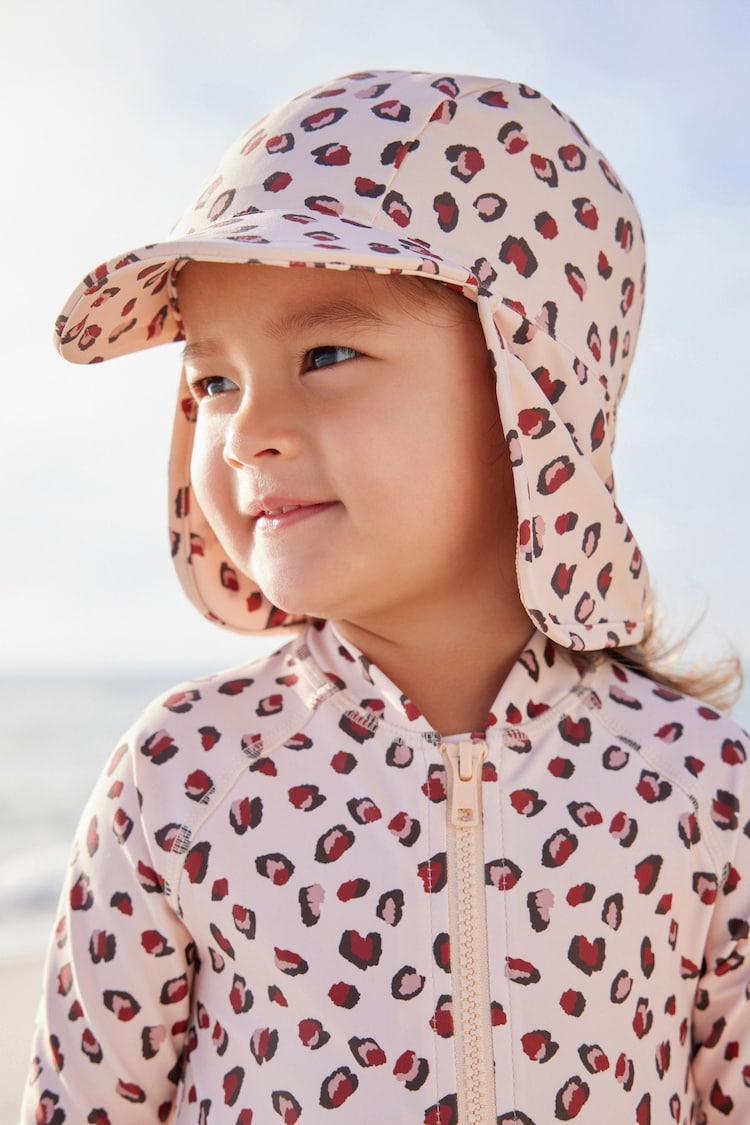 Animal Print Swim Legionnaire Hat (3mths-10yrs) - Image 1 of 4