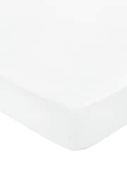 Bedeck Of Belfast White 1000 Thread Count Egyptian Cotton Sateen Fitted Sheet - Image 2 of 2