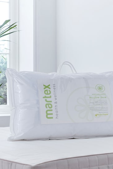 Martex Set of 2 Anti Allergy Pillows