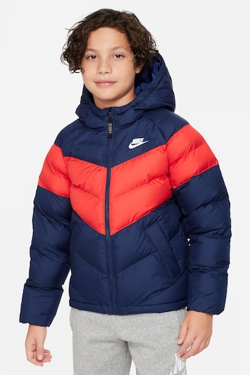 Nike Blue Hooded Jacket