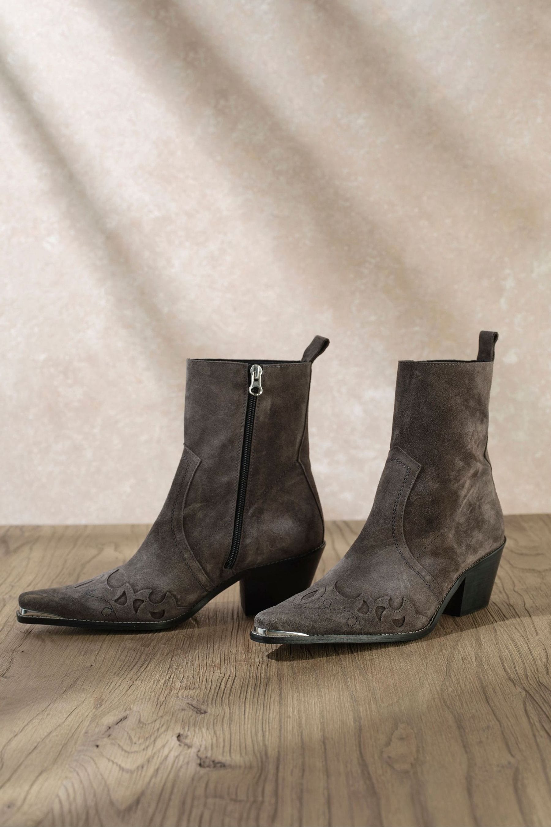 Next grey suede boots top