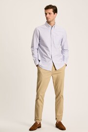 Joules Oxford Purple Classic Fit Shirt - Image 4 of 7