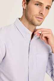 Joules Oxford Purple Classic Fit Shirt - Image 5 of 7
