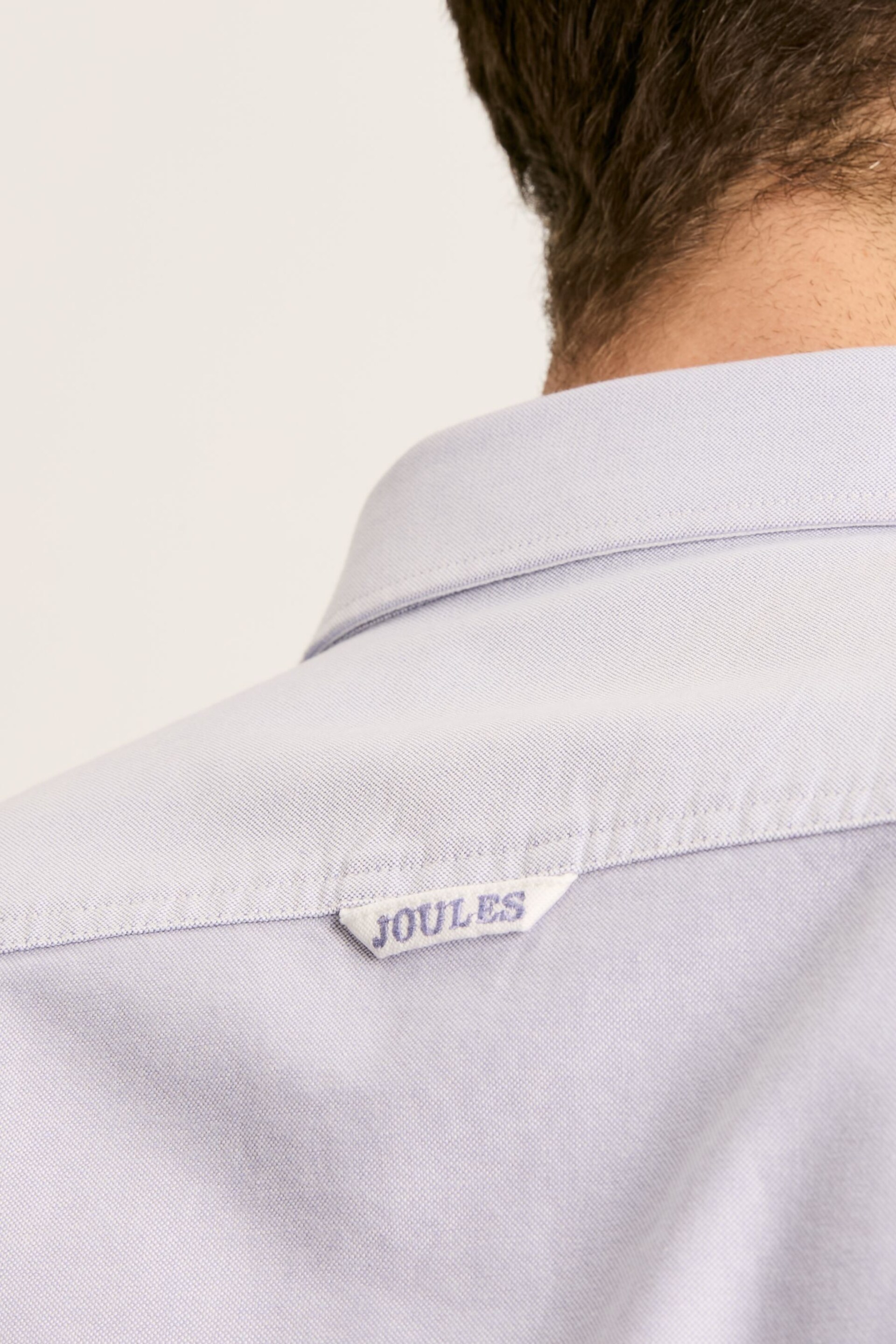 Joules Oxford Purple Classic Fit Shirt - Image 6 of 7