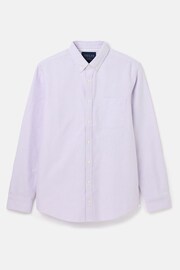 Joules Oxford Purple Classic Fit Shirt - Image 7 of 7
