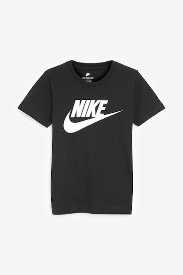 Nike Black Futura Little Kids Logo T-Shirt