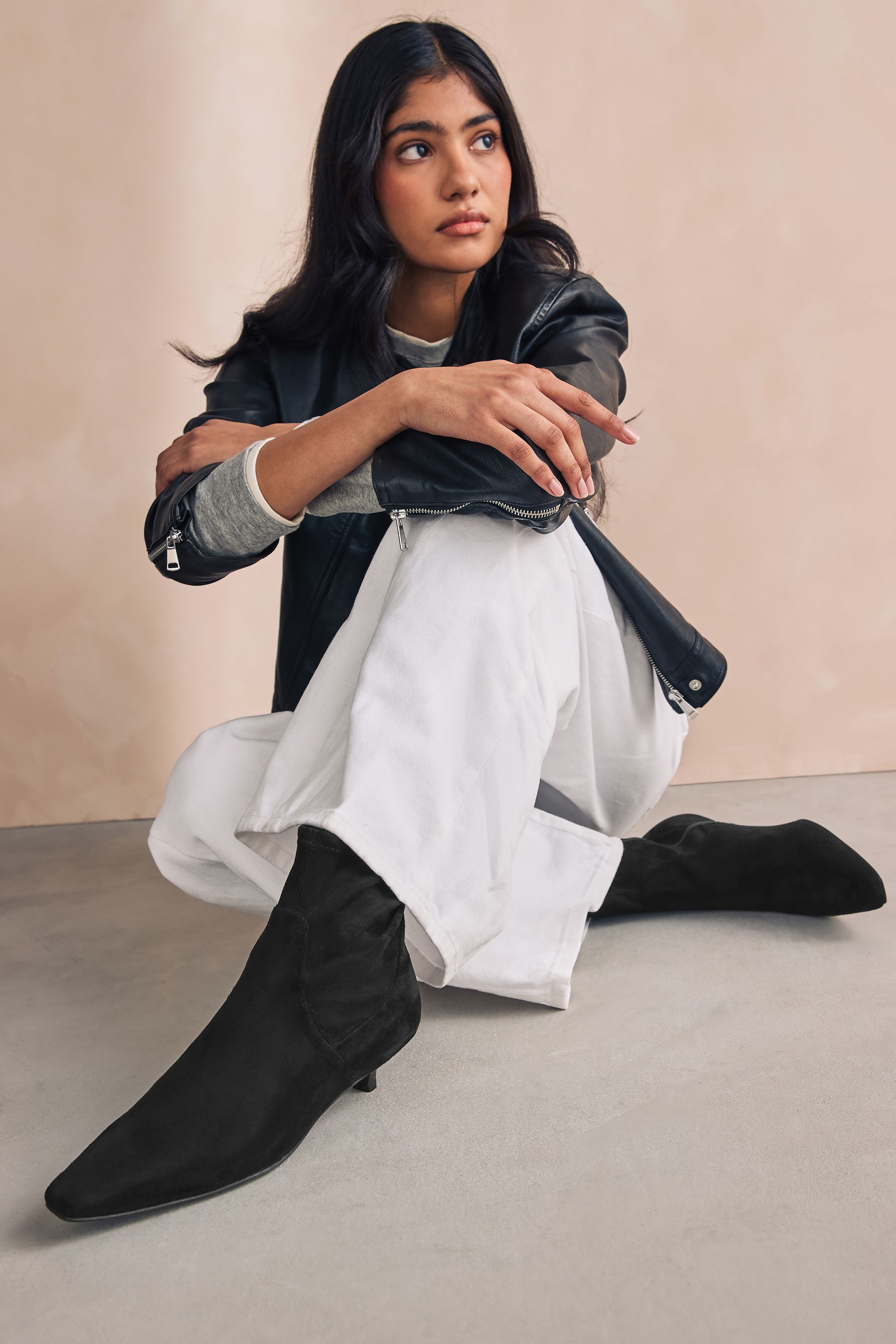 Sock boots white online