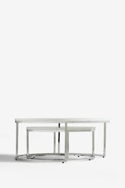 White Mode Gloss Round Coffee Table - Image 1 of 9