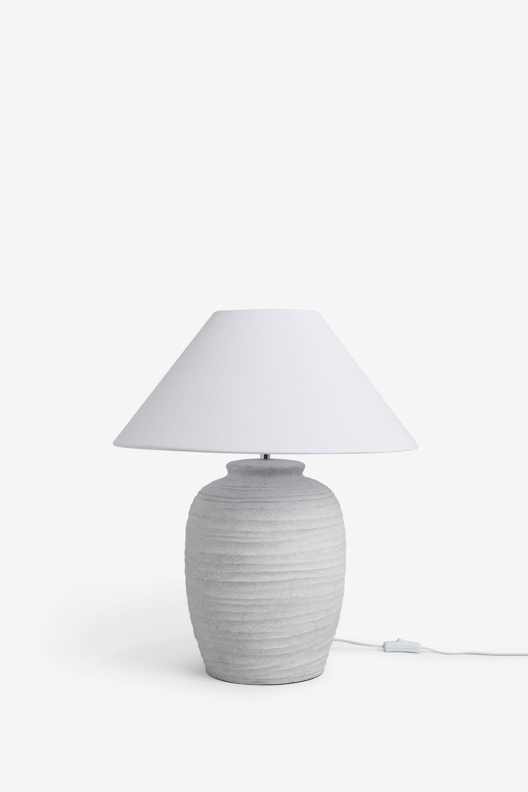 Next white store lamp