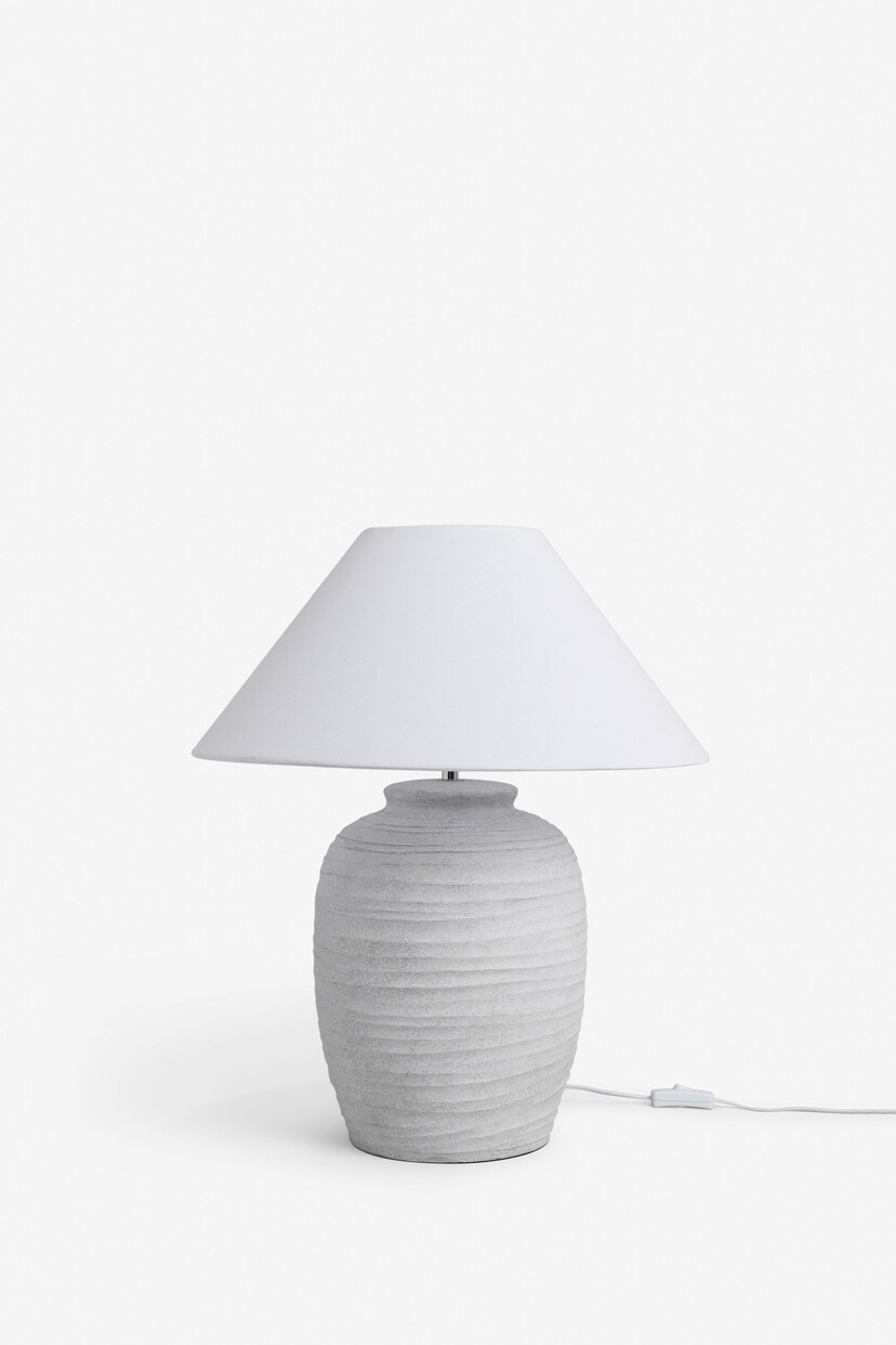 Grey/White Kingham Table Lamp - Image 5 of 5