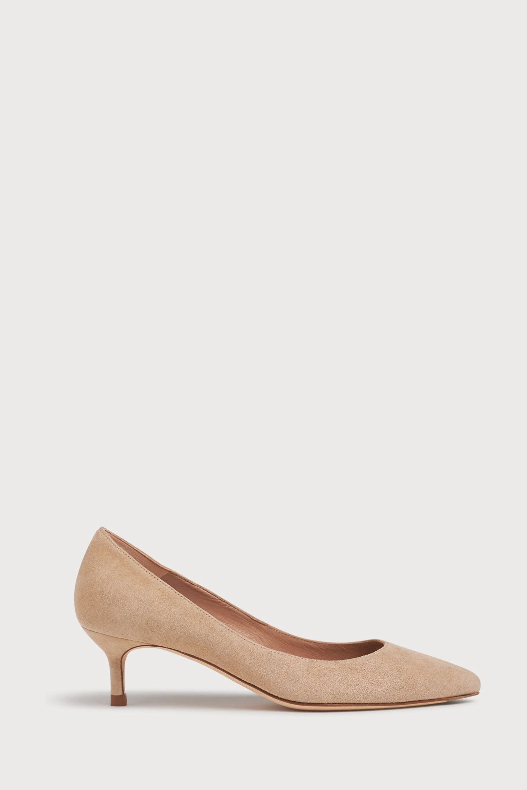 Neutral suede court shoes hotsell