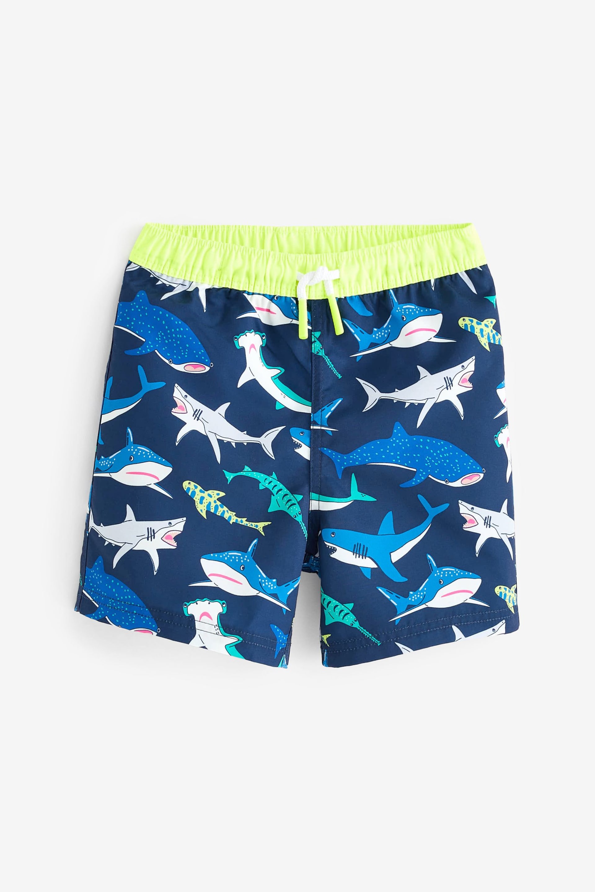 Boden Blue Swim Shorts - Image 1 of 4