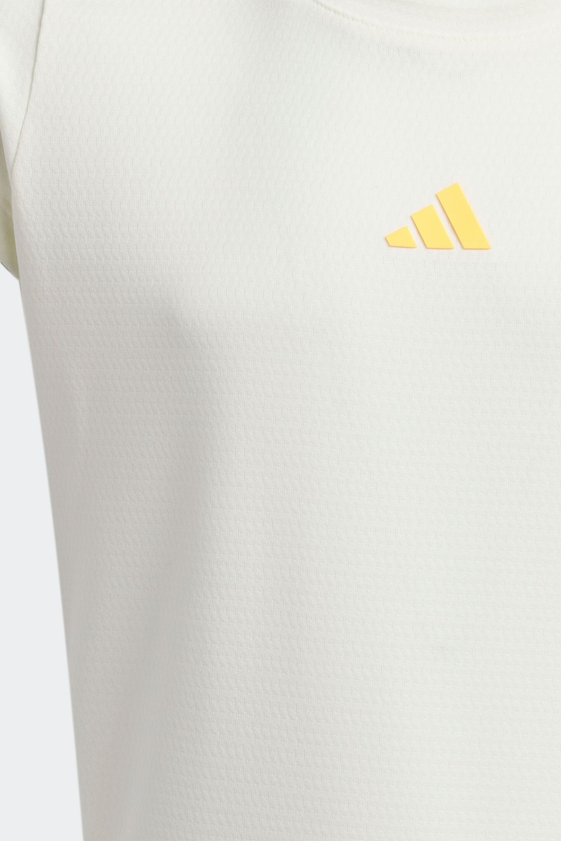 adidas Golf Cream Heatdry Sport T-Shirt - Image 4 of 6