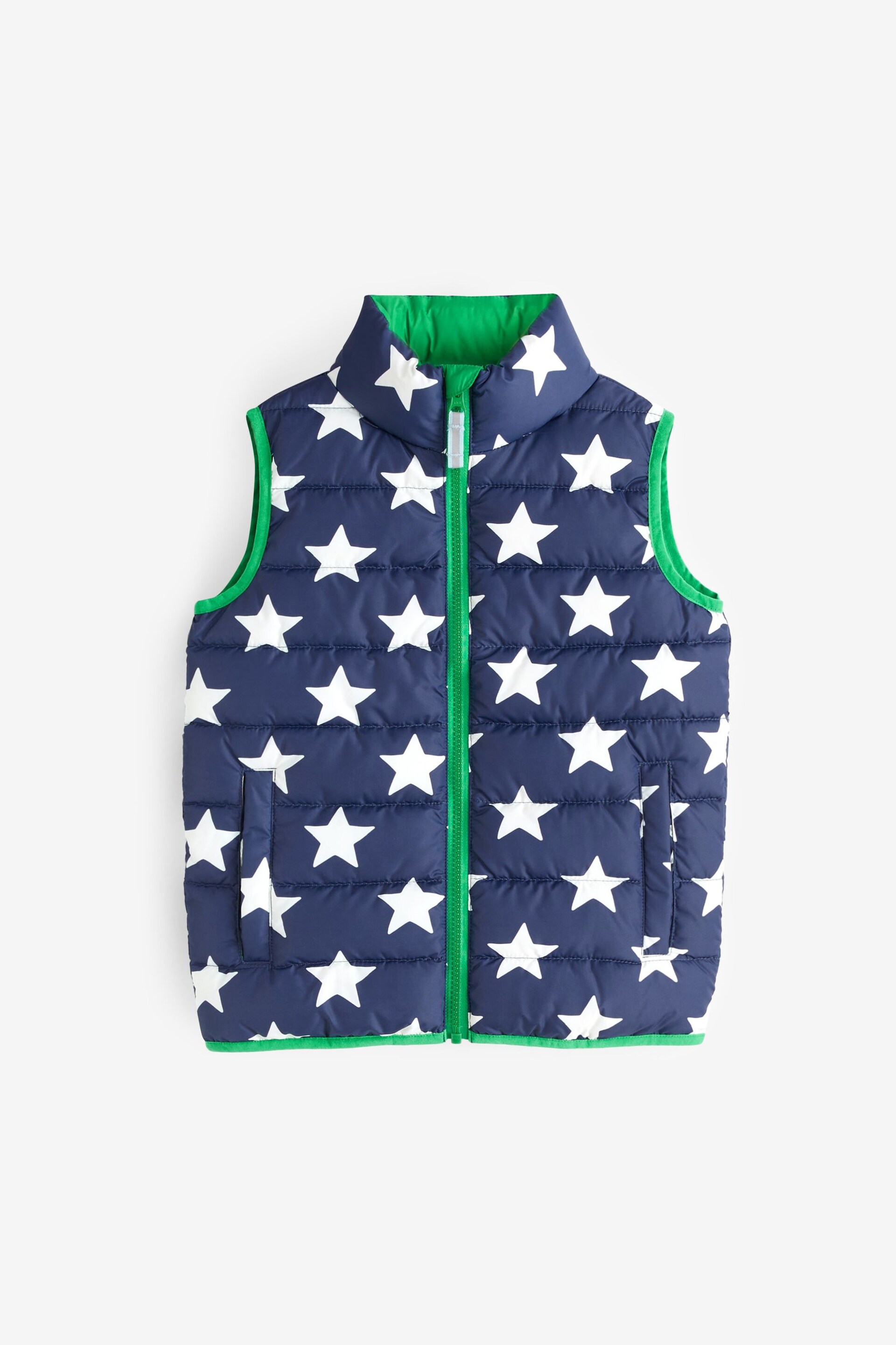 Boden Blue Padded Gilet - Image 1 of 4