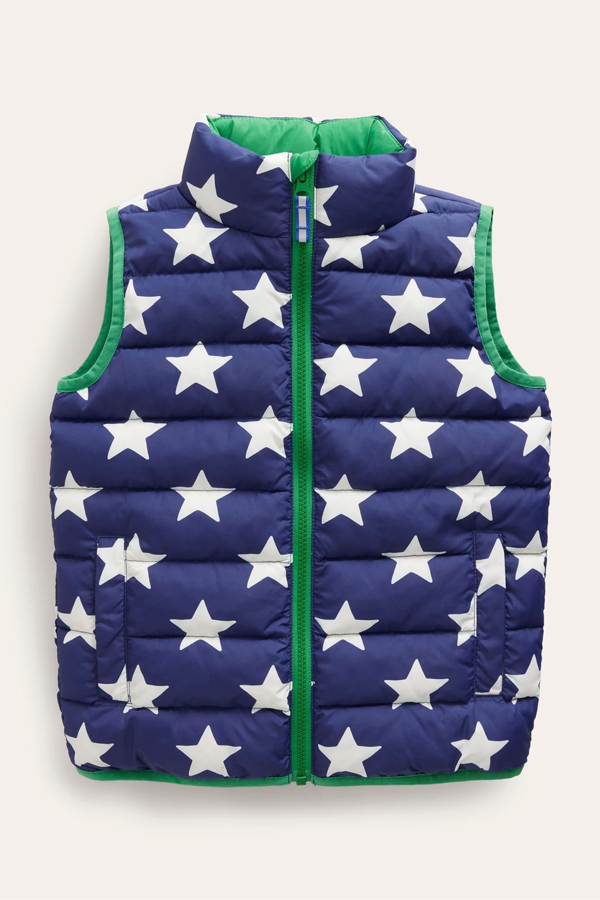 Boden Blue Padded Gilet - Image 2 of 4