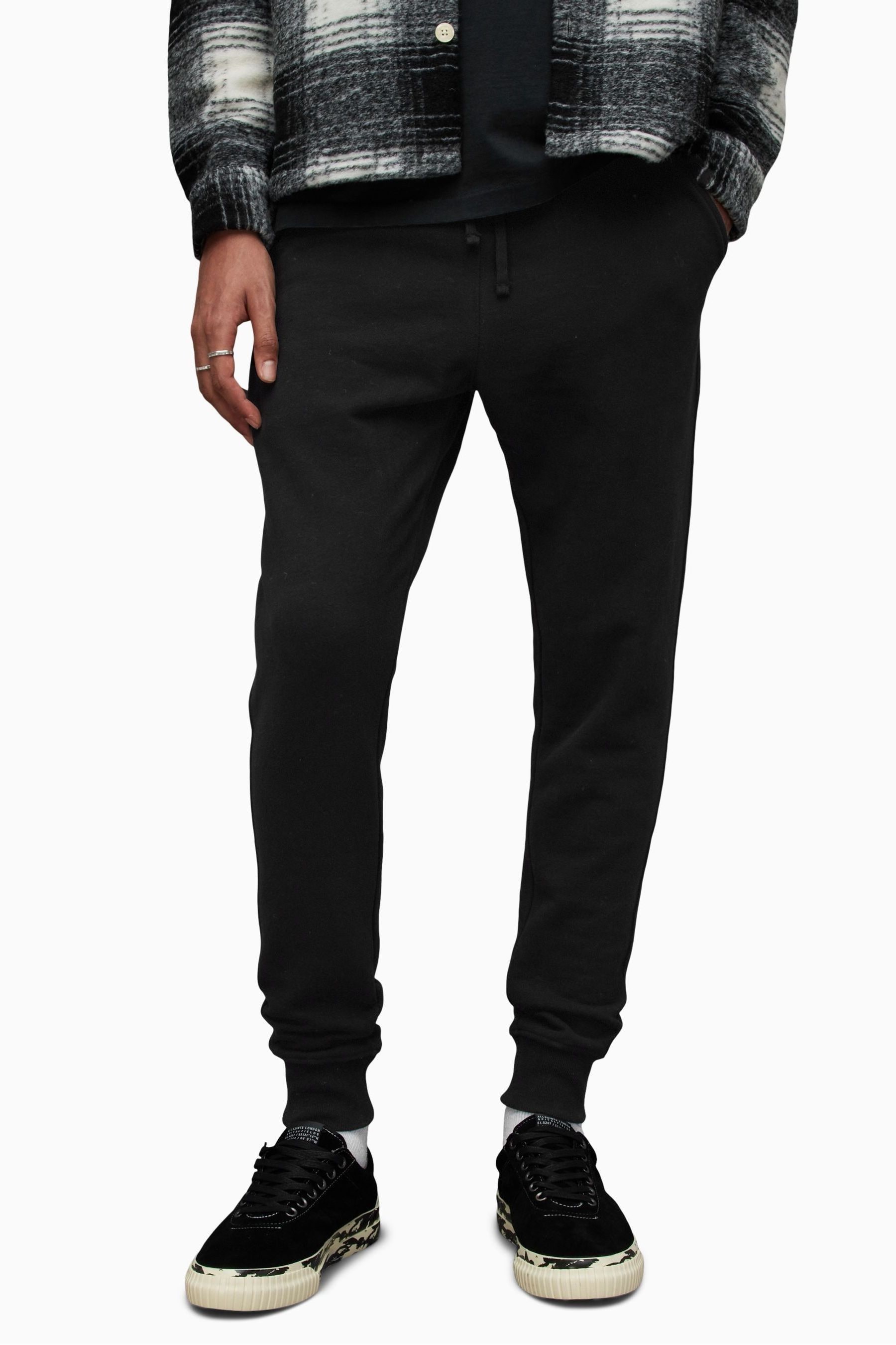 Buy AllSaints Black Raven Sweat Trousers from the Next UK online shop
