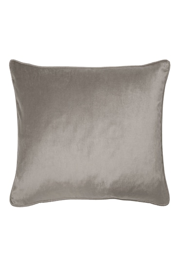 Laura Ashley Pale Charcoal Grey Square Nigella Cushion
