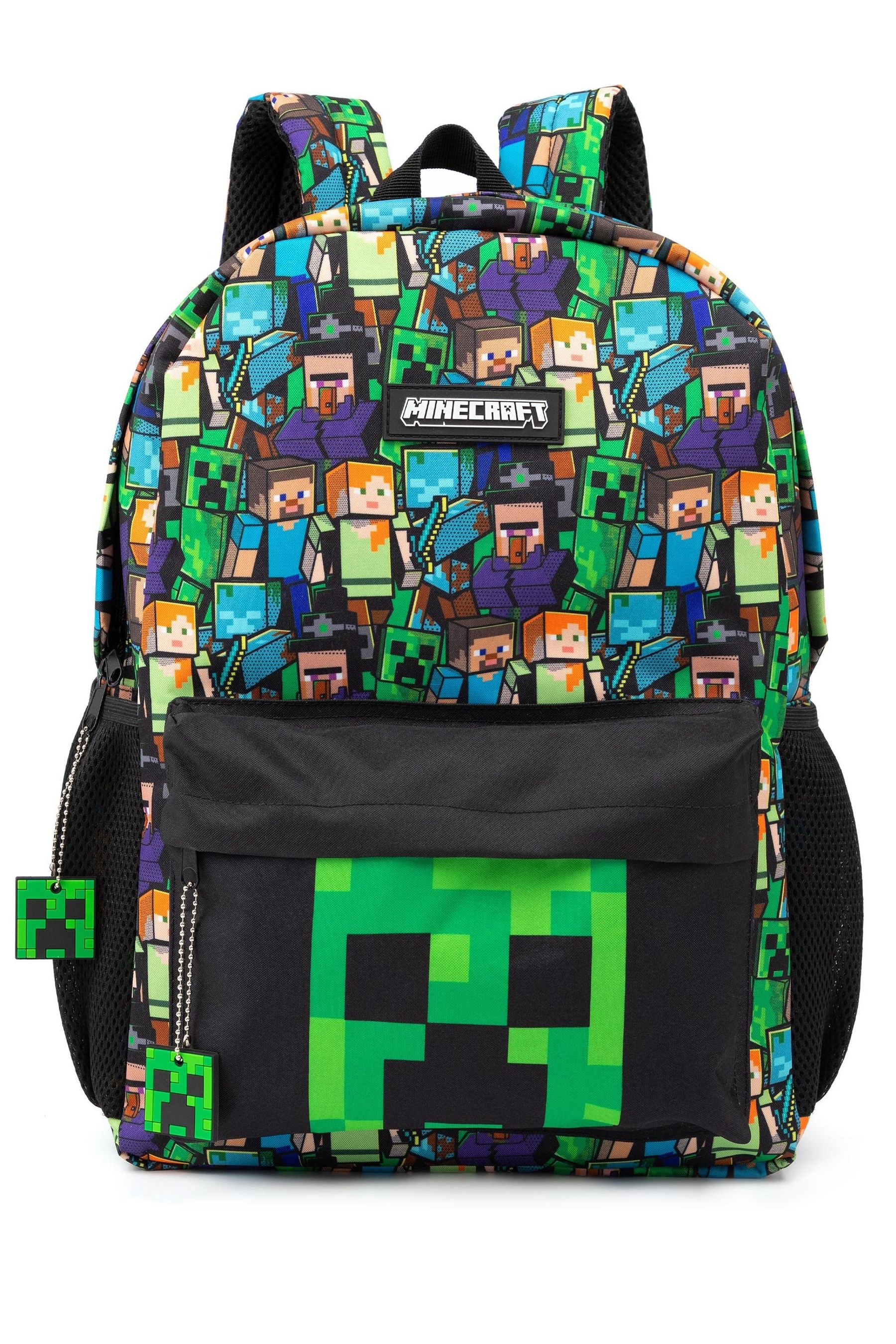 Buy Vanilla Underground Green Minecraft Minecraft Boys Creeper And Zombie All Over Print Backpack from the Next UK online shop