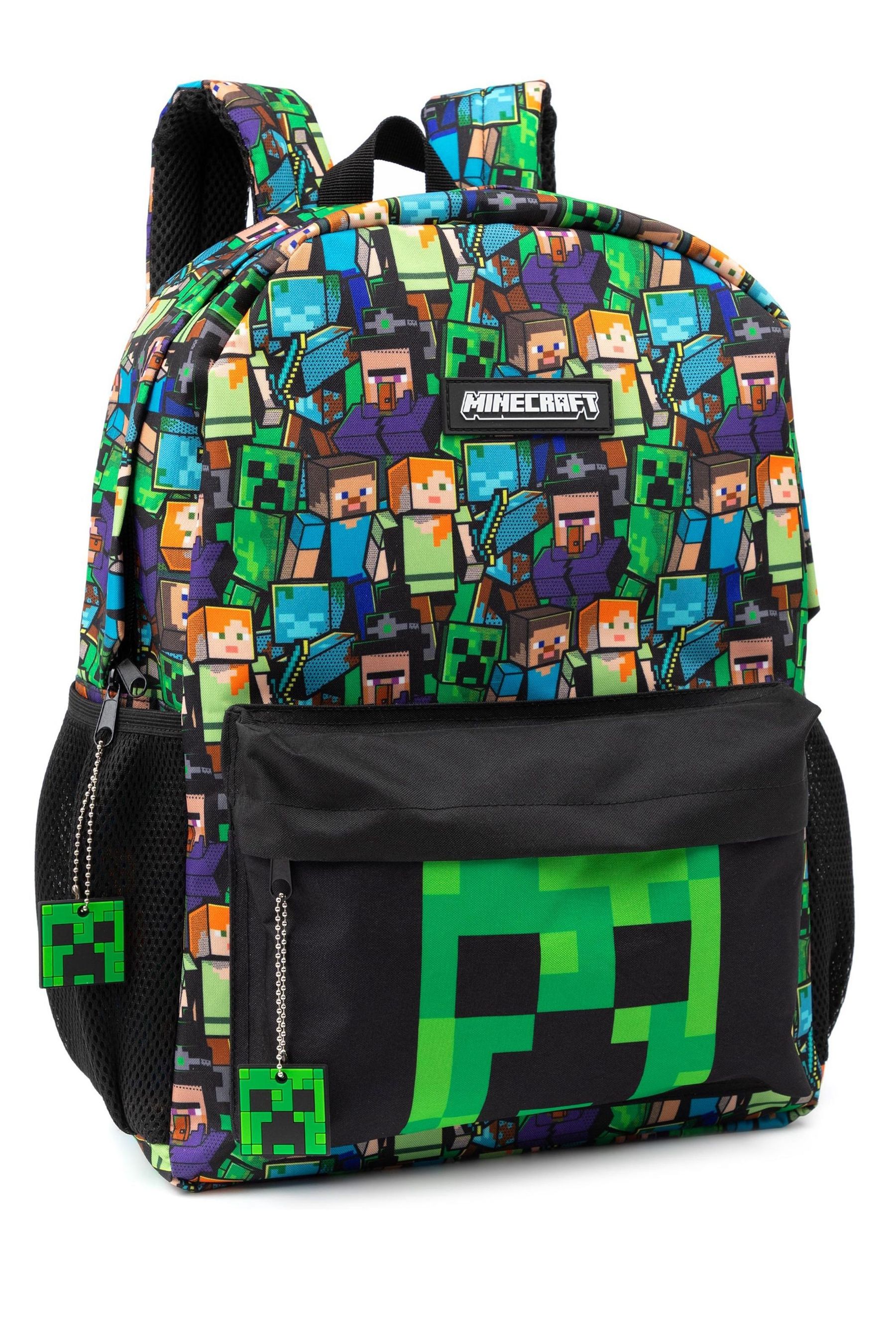 Green minecraft backpack deals