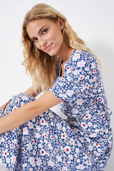 Crew Clothing Floral Button Down Lola Dress