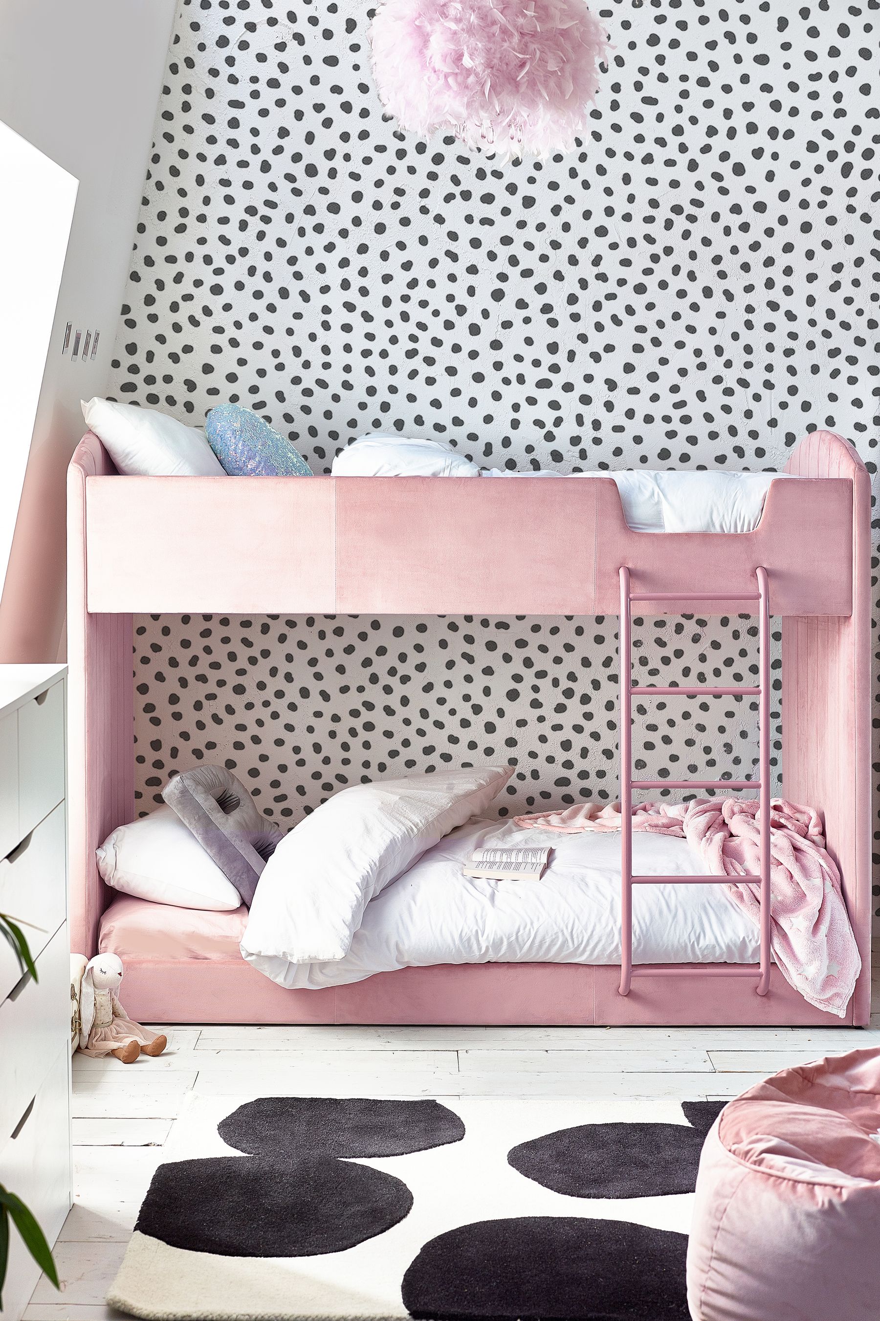 Pink bunk beds for sale store