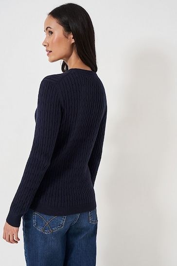 Crew Clothing Heritage Cable Crew Neck Jumper