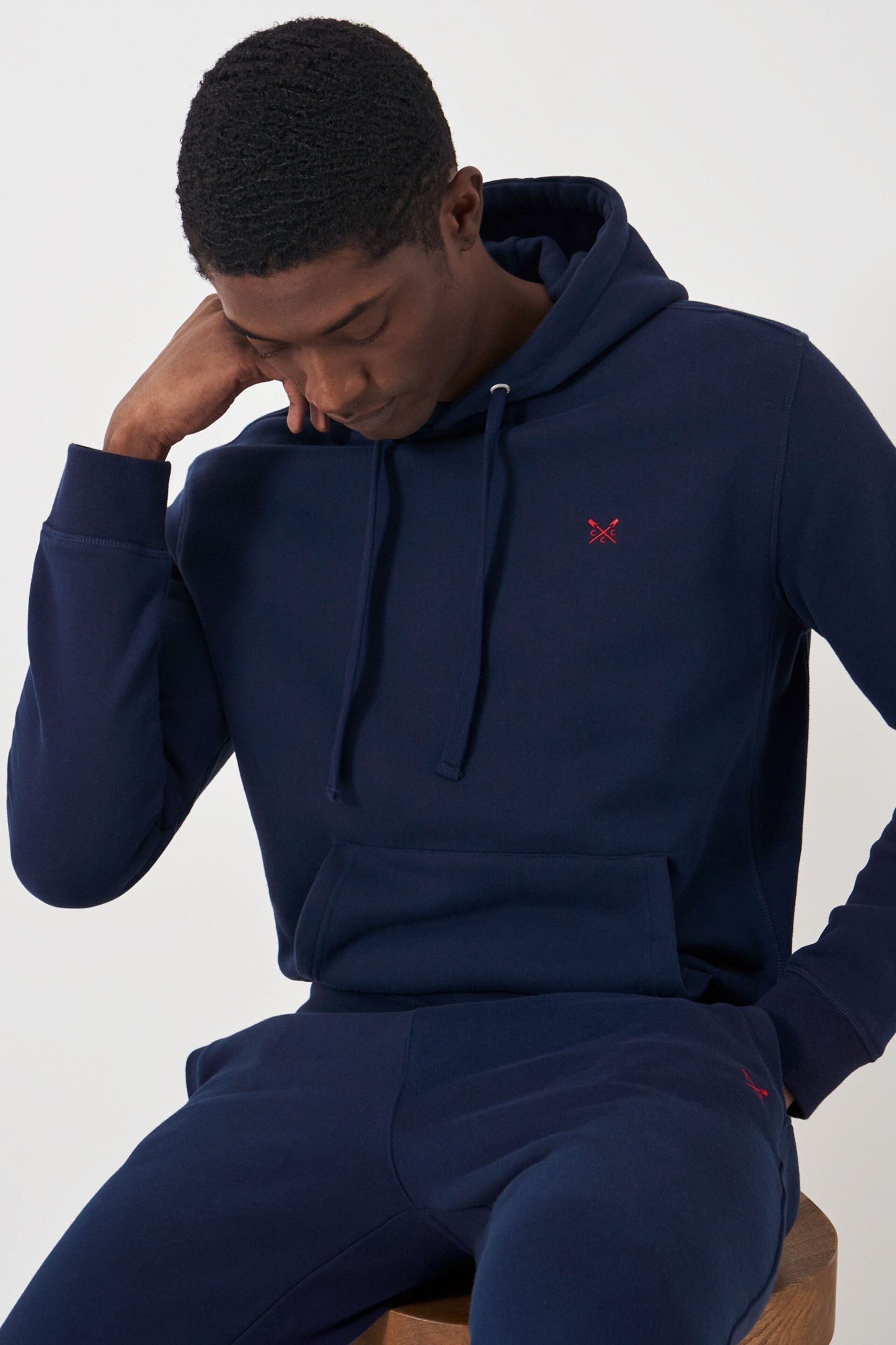 Crew Clothing Crossed Oars Hoodie - Image 3 of 5