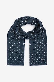 Crew Clothing Modal Print Polka Dot Scarf - Image 3 of 4