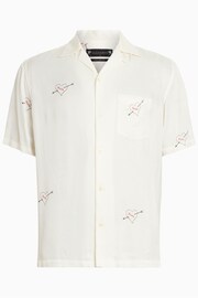 AllSaints Cream Bow Shirt - Image 7 of 7