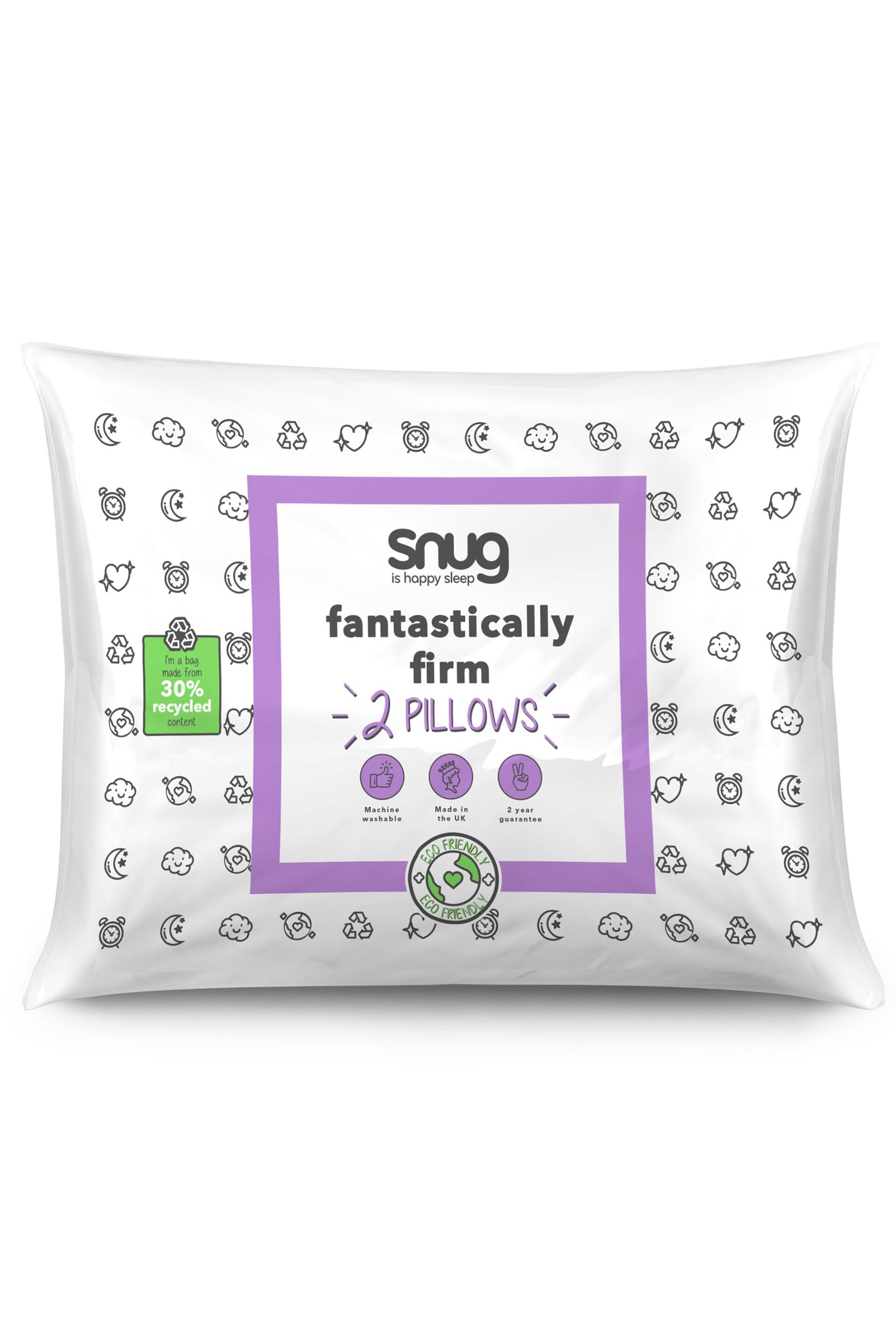 Snug Fantastically Firm Pillows - 2 Pack - Image 6 of 10