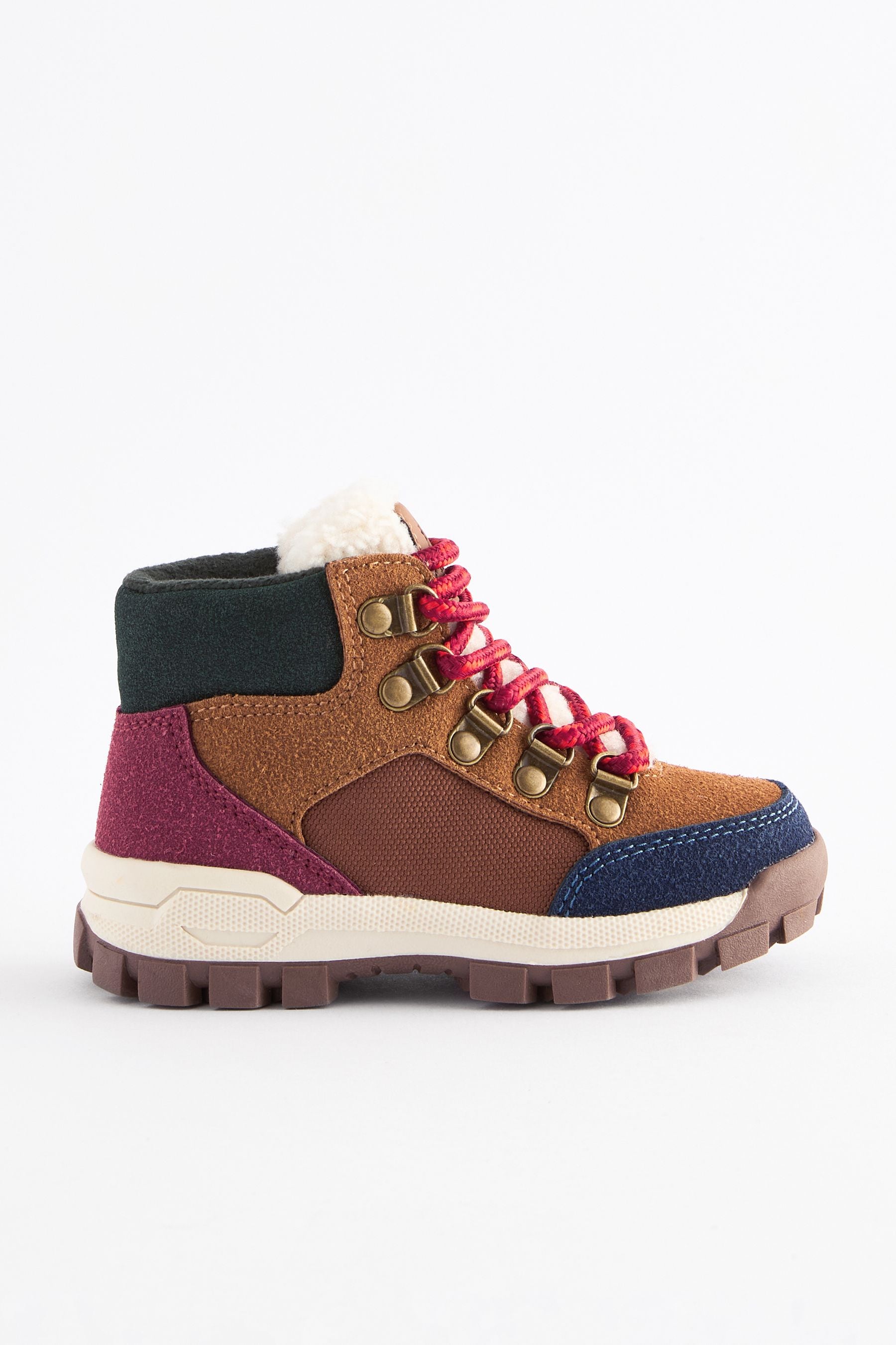 Fur lined hiker boots hot sale