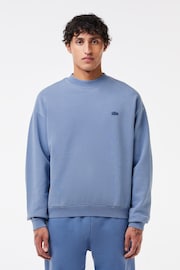 Lacoste Relaxed Fit Tonal Logo Jersey Sweatshirt - Image 1 of 6
