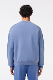 Lacoste Relaxed Fit Tonal Logo Jersey Sweatshirt - Image 2 of 6