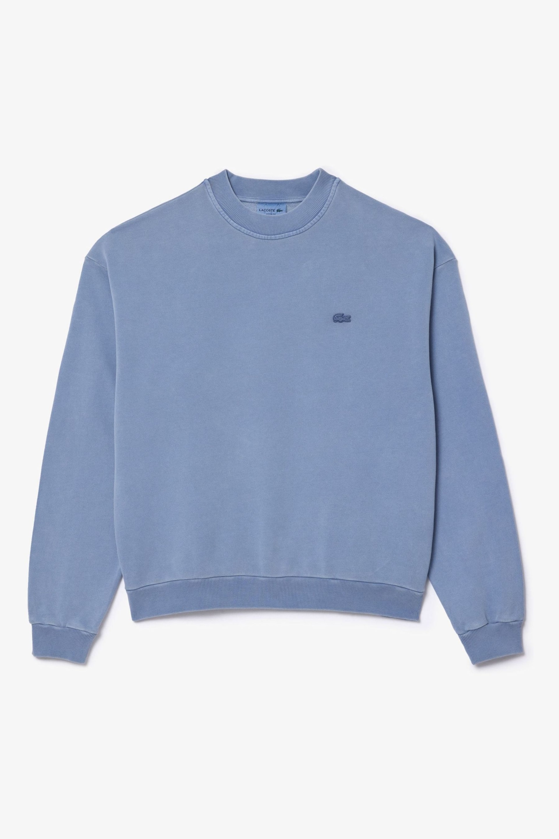 Lacoste Relaxed Fit Tonal Logo Jersey Sweatshirt - Image 5 of 6