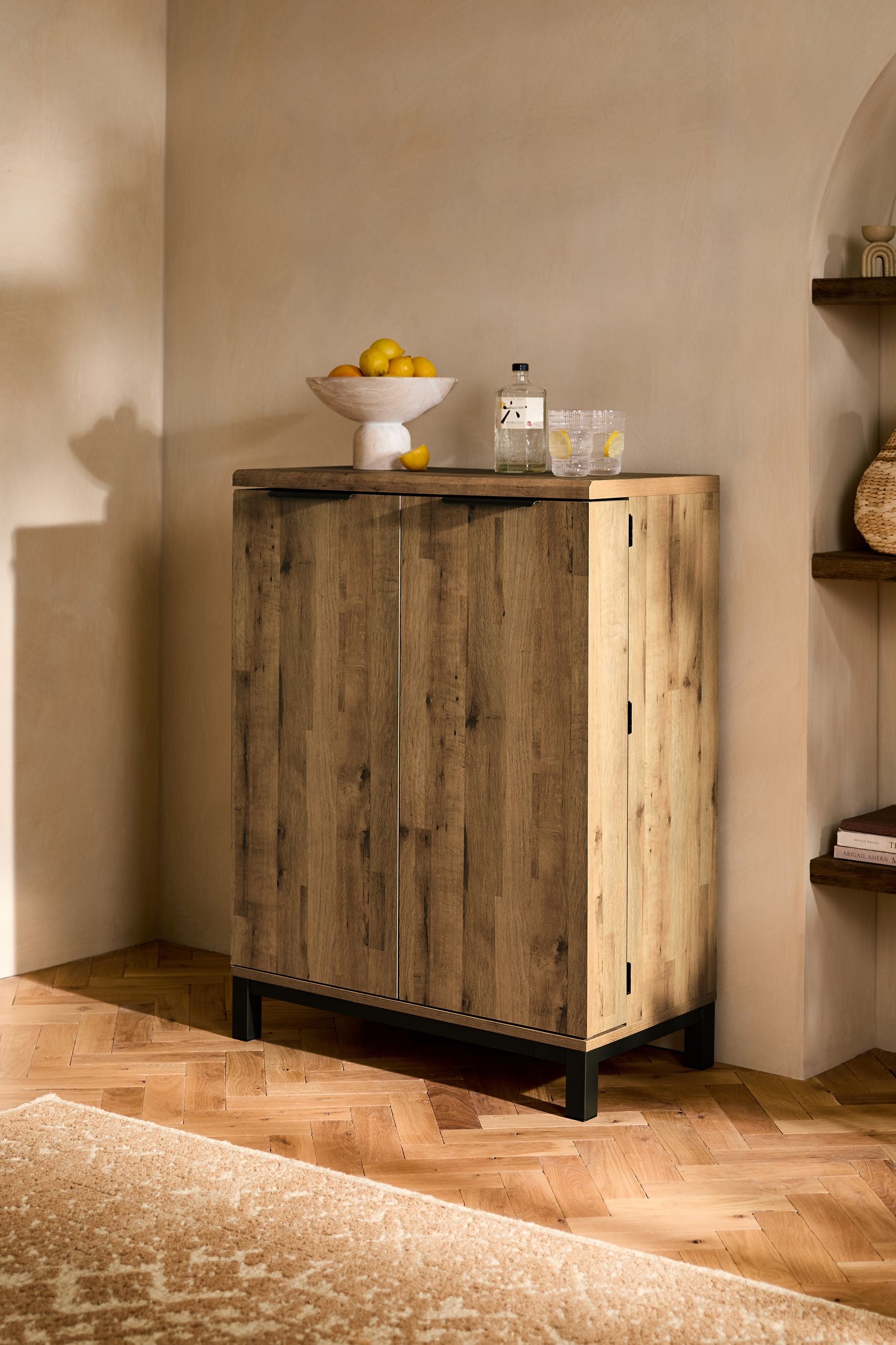 Next bronx shop drinks cabinet