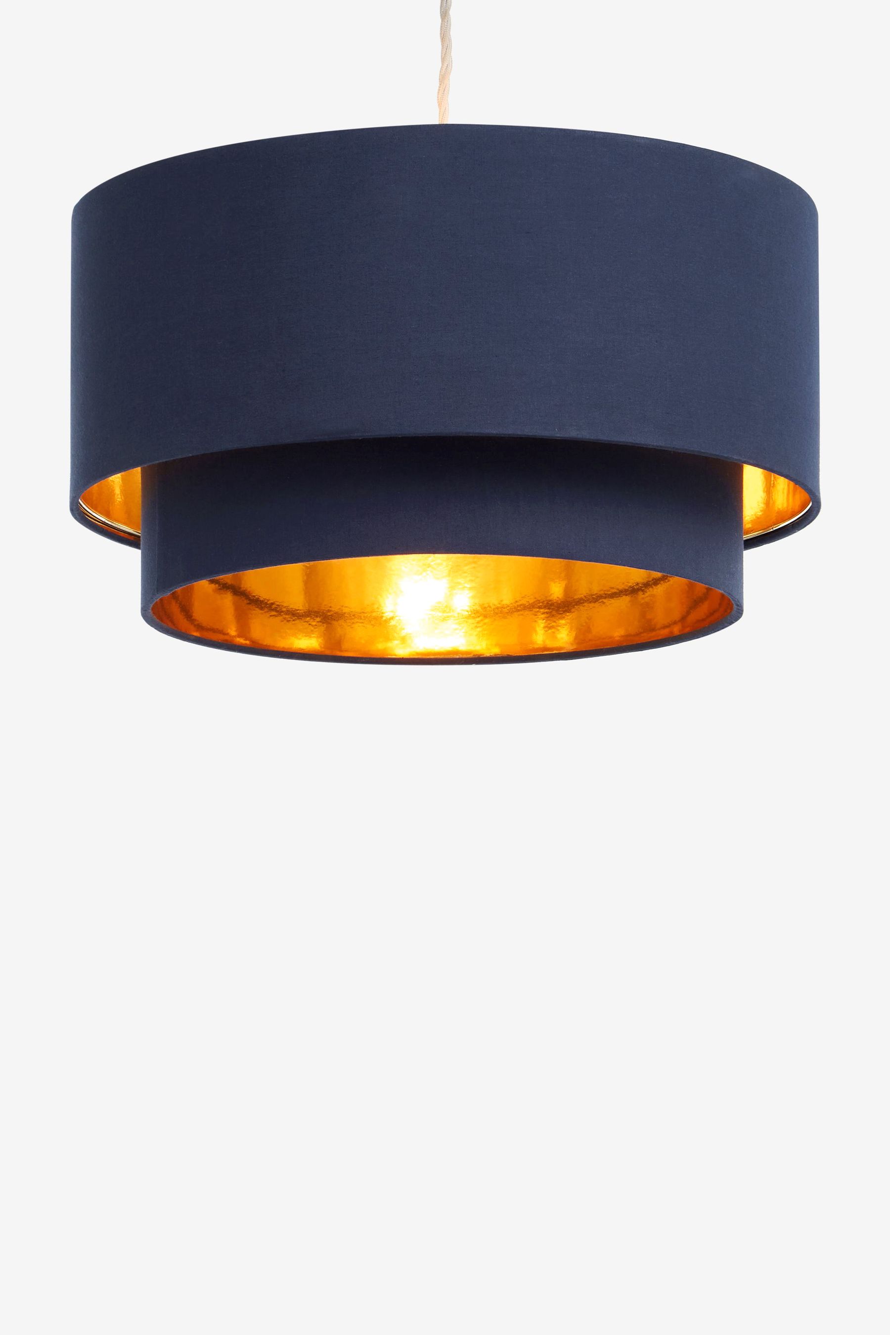 Navy and gold light fitting sale