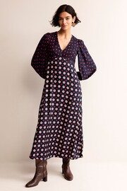 Boden Blue Francis Empire Maxi Tea Dress - Image 3 of 5