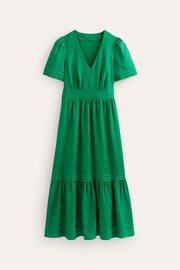 Boden Green Eve Linen Midi Dress - Image 6 of 6