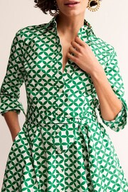 Boden Green Amy Cotton Short Shirt Dress - Image 4 of 5